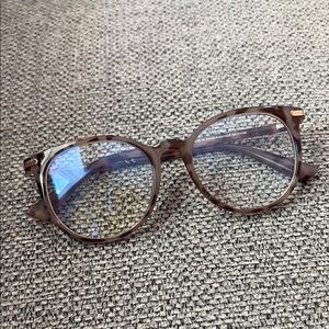 Tortoise Shell Blue Light Round Glasses